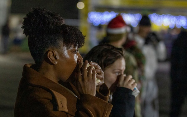 USAG Poland and 3rd ID tree lighting ceremony