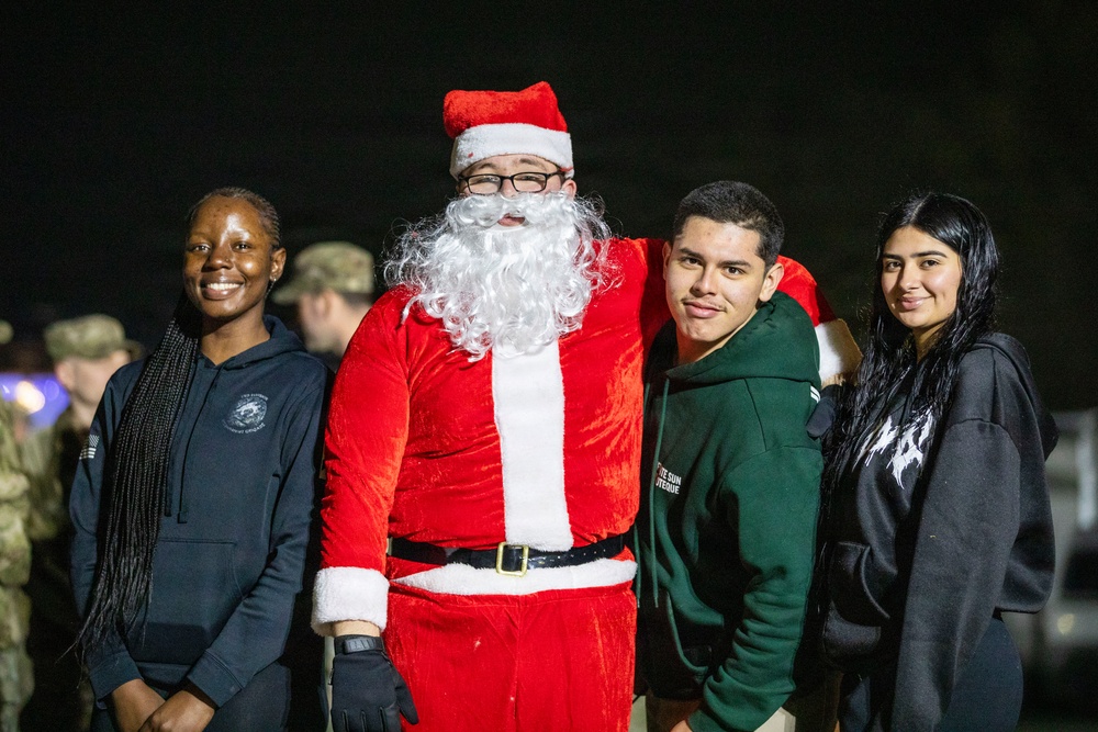 USAG Poland and 3rd ID tree lighting ceremony