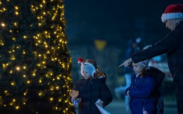 USAG Poland and 3rd ID tree lighting ceremony