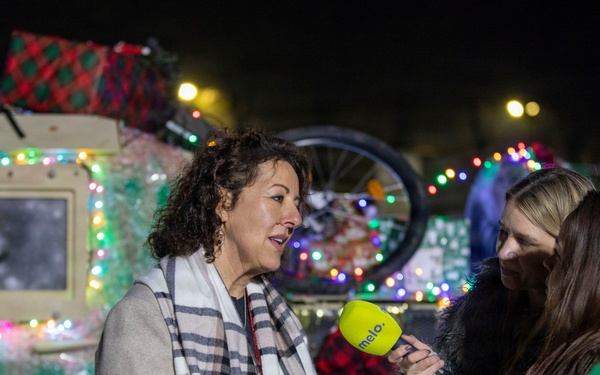 USAG Poland and 3rd ID tree lighting ceremony