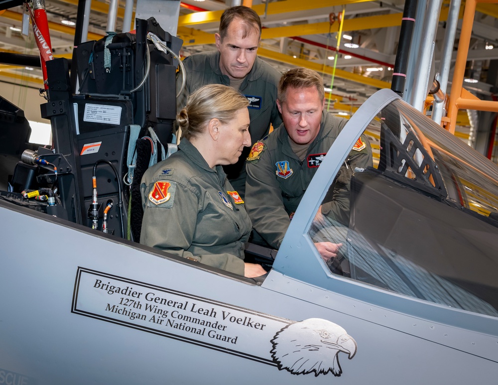 F-15EX production line tour