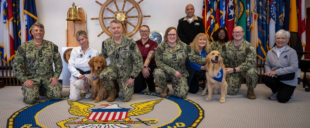 Mid-South Therapy Dogs visit CNRC