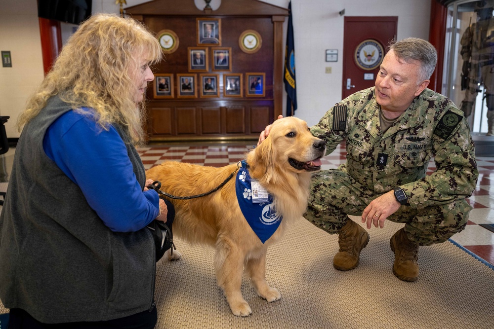 Mid-South Therapy Dogs visit CNRC