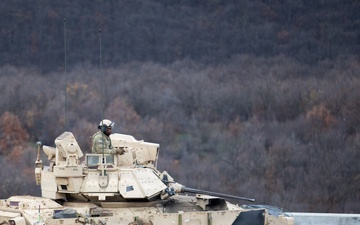 1st Infantry Division Conducts a Platoon Live Fire Exercise at Novo Selo Training Area
