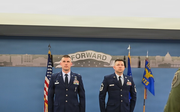 Senior Master Sgt. Thomas Williams promotes to chief master sergeant