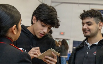 Austin North Marines visit Harmony School of Endeavor