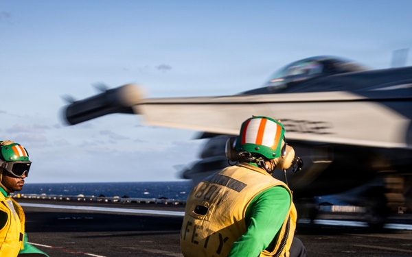 USS Gerald R. Ford (CVN 78) Daily Flight Operations