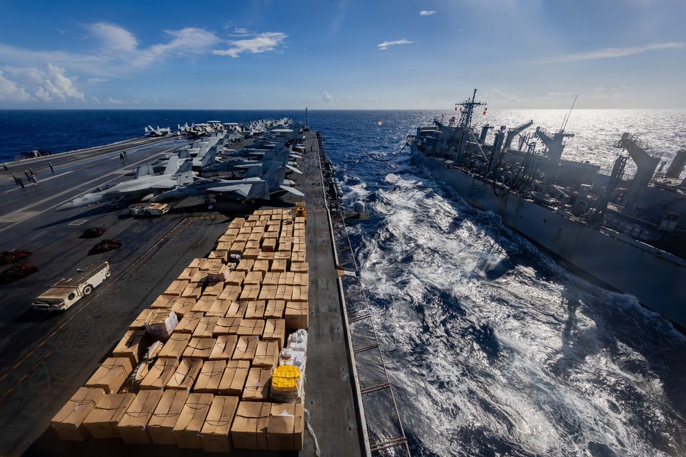 USS Gerald R. Ford (CVN 78) Replenishment-at-Sea Operations