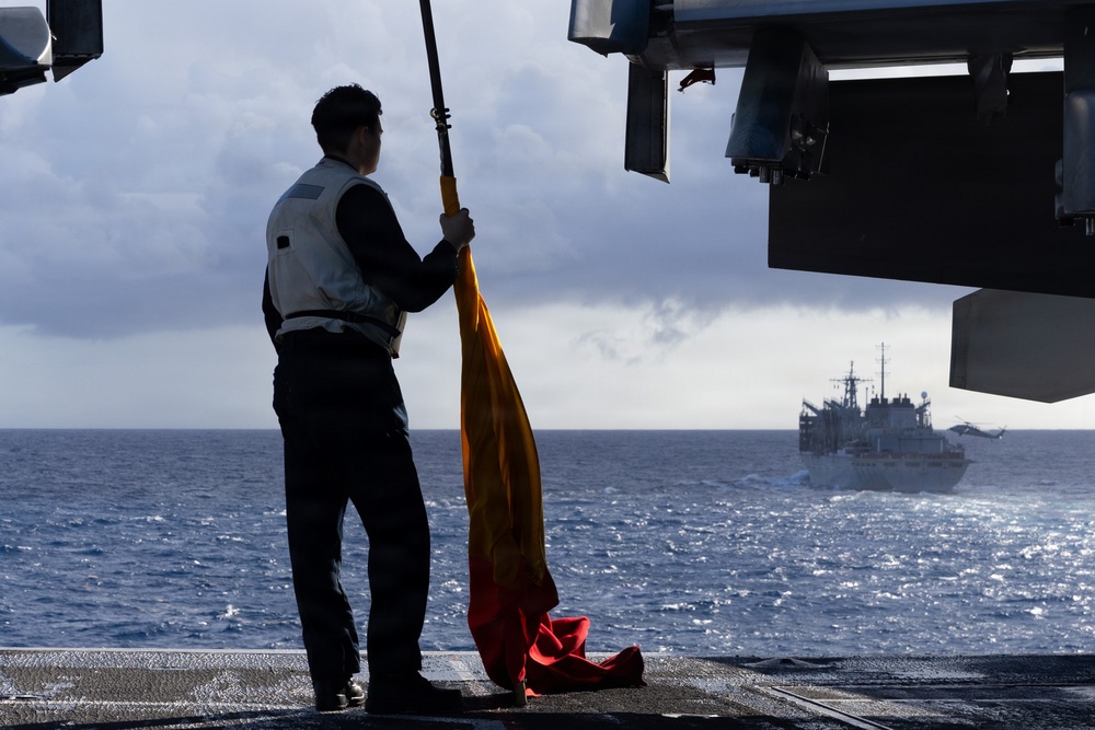 USS Gerald R. Ford (CVN 78) Replenishment-at-Sea