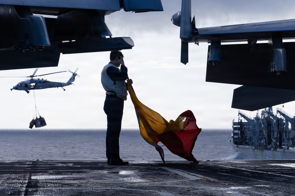 USS Gerald R. Ford (CVN 78) Replenishment-at-Sea