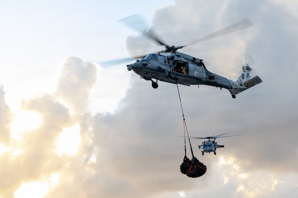 HSC-9 Replenishment-at-Sea Operations