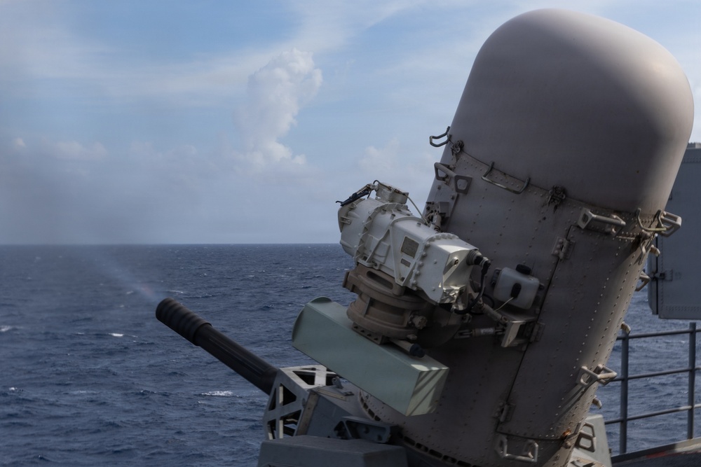 USS Gerald R. Ford (CVN 78) Live-Fire Gunnery Exercise