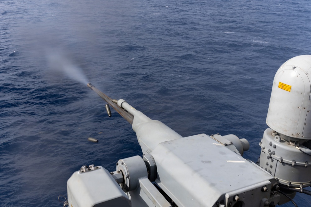 USS Gerald R. Ford (CVN 78) Live-Fire Gunnery Exercise