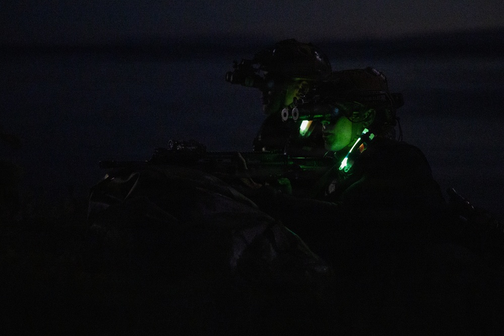 1st Recon Bn. conduct amphibious insert during Steel Knight 25