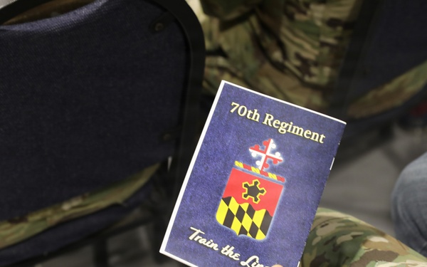 70th Regiment Regional Training Institute Change of Command and Change of Responsibility