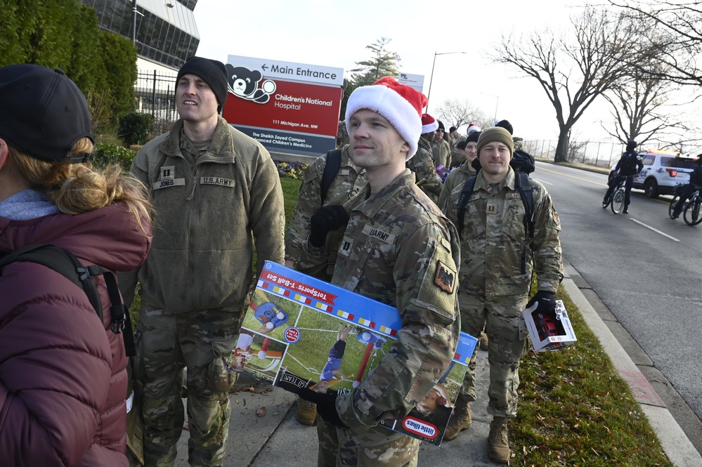 D.C. National Guard and National Guard Bureau Fourth Annual Holiday Toy Ruck
