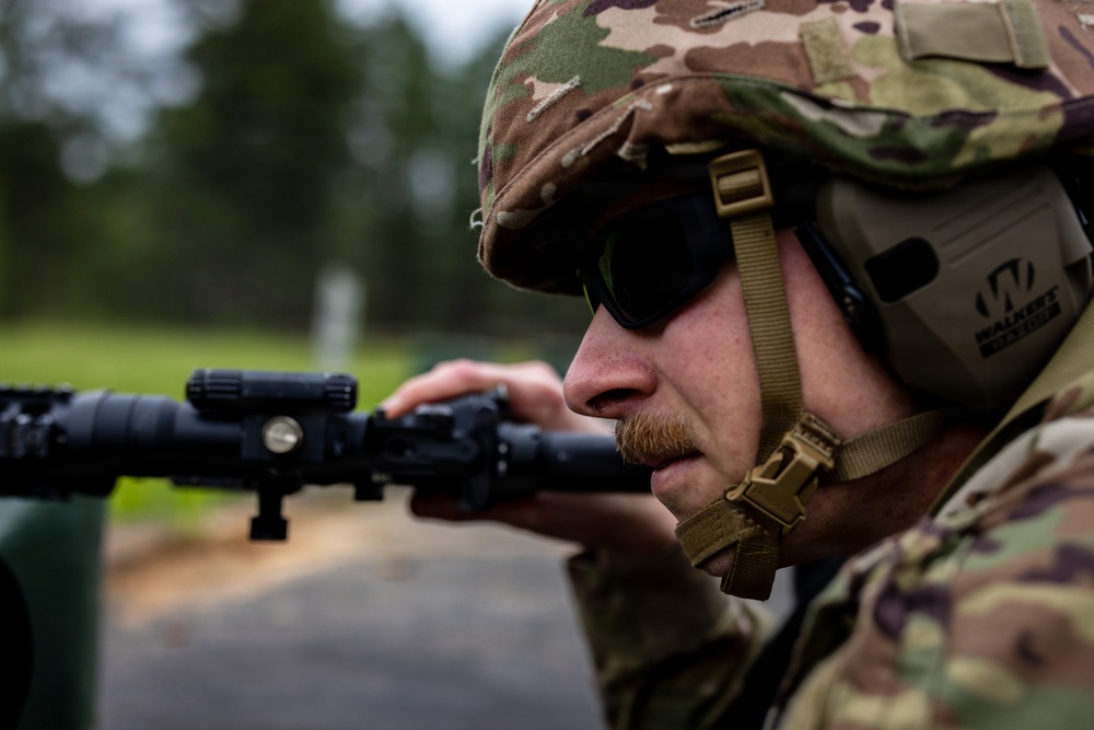 200th Military Police Command Best Squad Competition Schützenschnur and Excellence in Competition Ranges