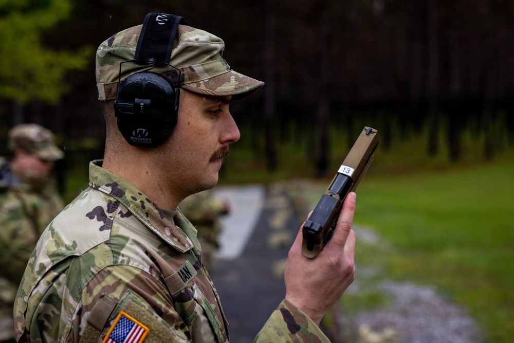 200th Military Police Command Best Squad Competition Schützenschnur and Excellence in Competition Ranges
