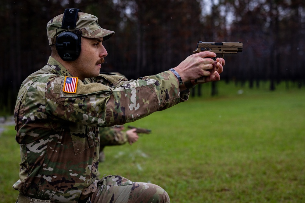 200th Military Police Command Best Squad Competition Schützenschnur and Excellence in Competition Ranges