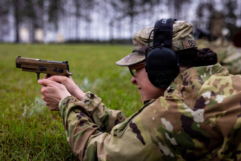 200th Military Police Command Best Squad Competition Schützenschnur and Excellence in Competition Ranges