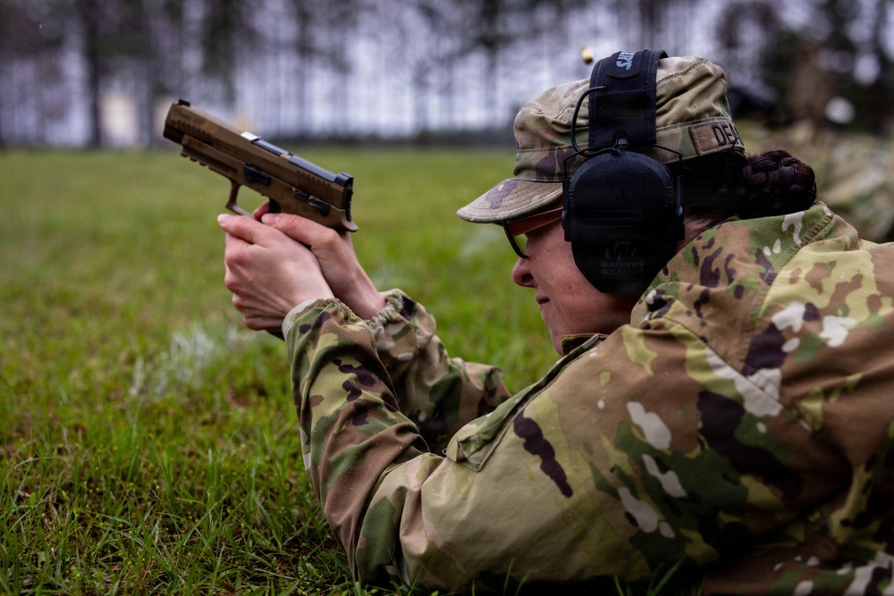 200th Military Police Command Best Squad Competition Schützenschnur and Excellence in Competition Ranges