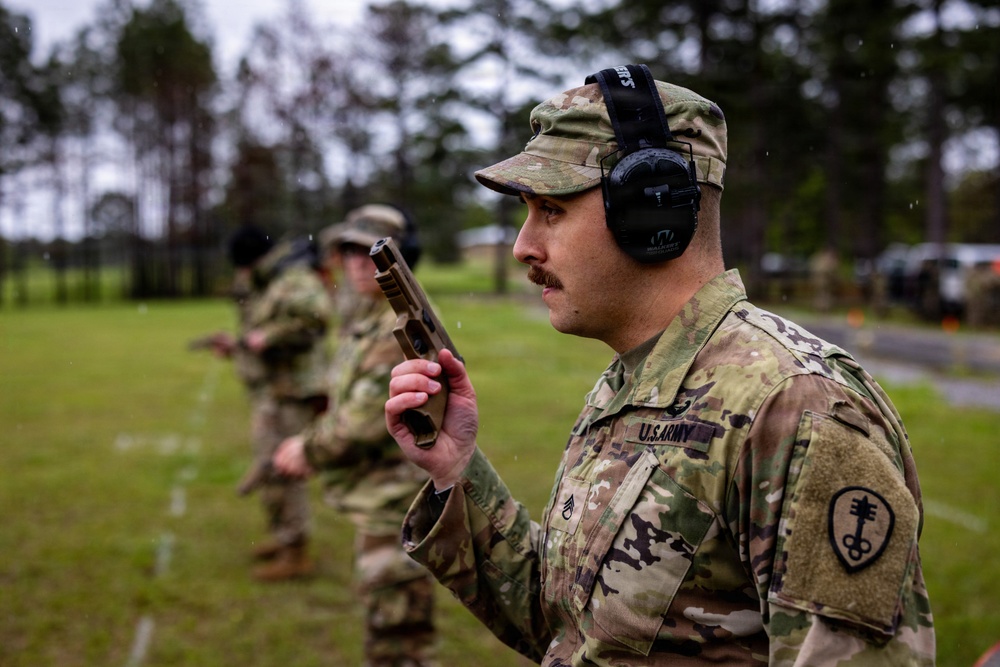 200th Military Police Command Best Squad Competition Schützenschnur and Excellence in Competition Ranges