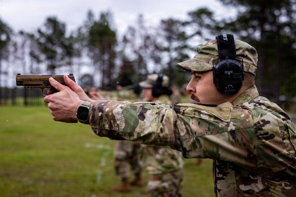 200th Military Police Command Best Squad Competition Schützenschnur and Excellence in Competition Ranges