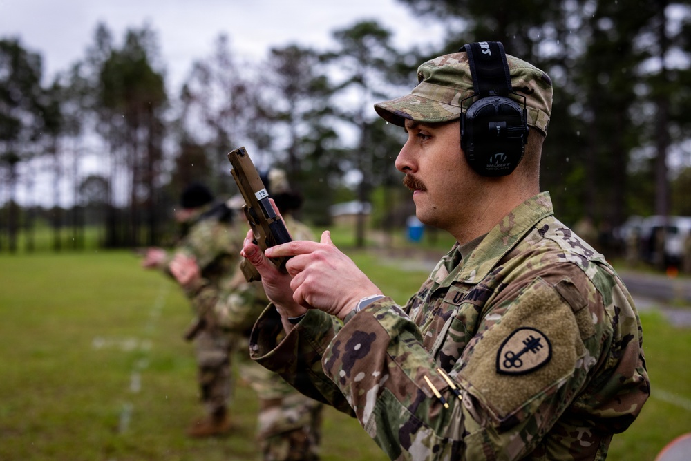 200th Military Police Command Best Squad Competition Schützenschnur and Excellence in Competition Ranges