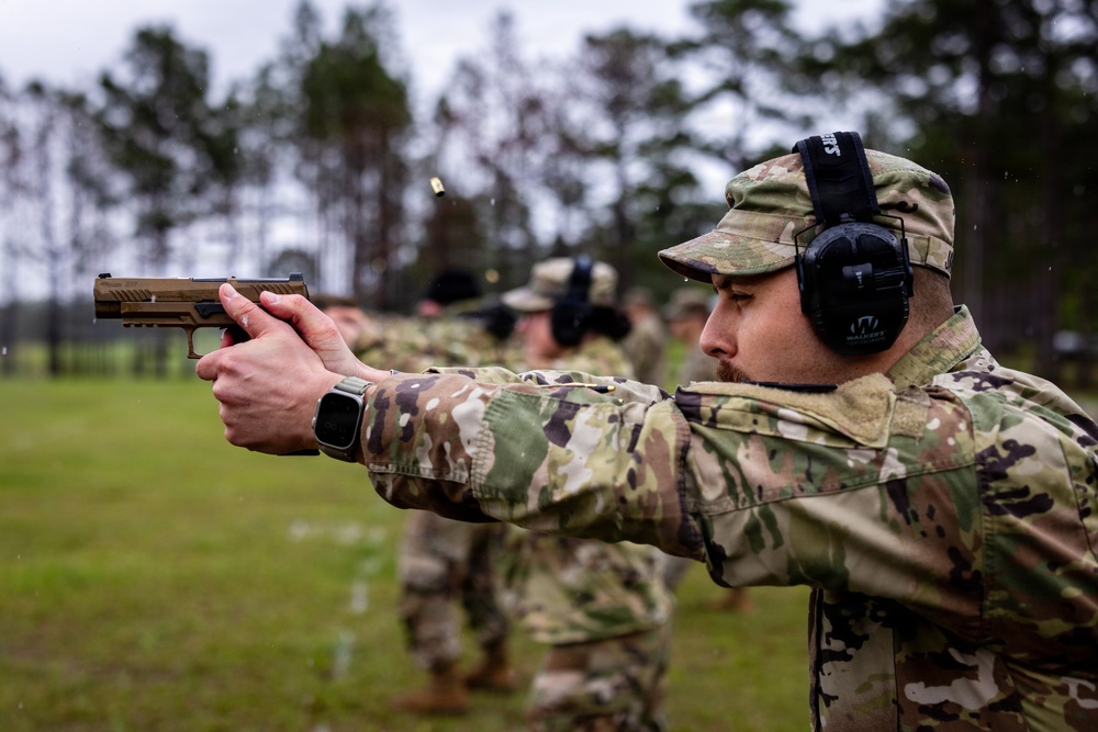 200th Military Police Command Best Squad Competition Schützenschnur and Excellence in Competition Ranges