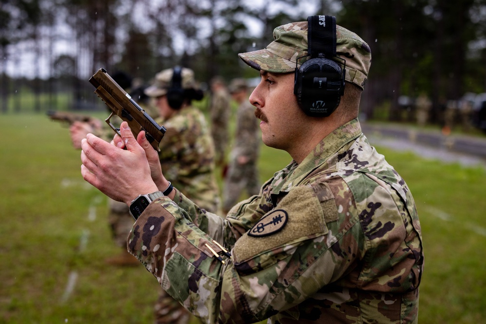 200th Military Police Command Best Squad Competition Schützenschnur and Excellence in Competition Ranges