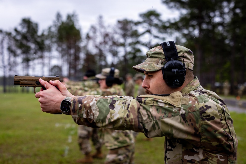 200th Military Police Command Best Squad Competition Schützenschnur and Excellence in Competition Ranges