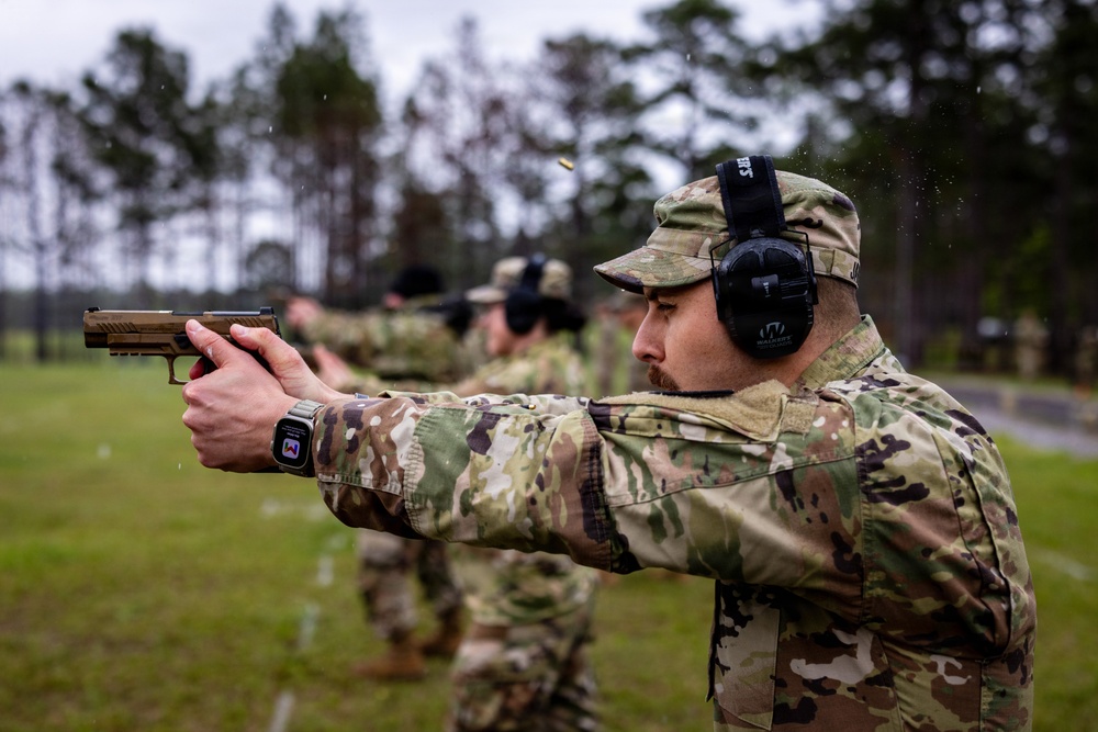 200th Military Police Command Best Squad Competition Schützenschnur and Excellence in Competition Ranges