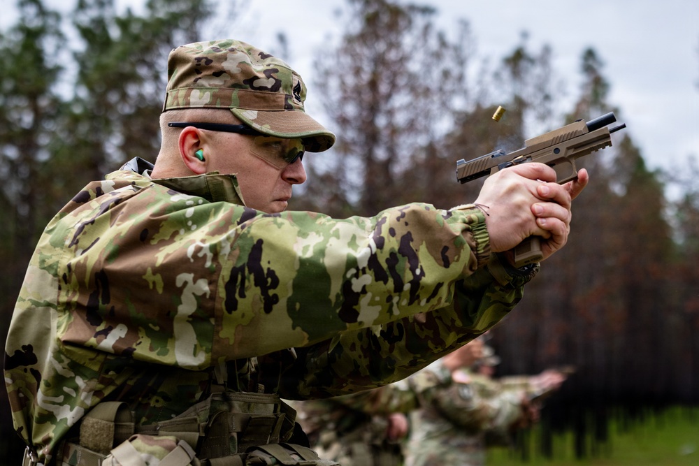 200th Military Police Command Best Squad Competition Schützenschnur and Excellence in Competition Ranges
