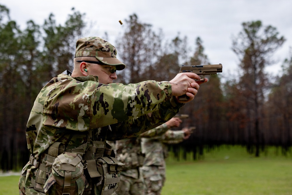 200th Military Police Command Best Squad Competition Schützenschnur and Excellence in Competition Ranges