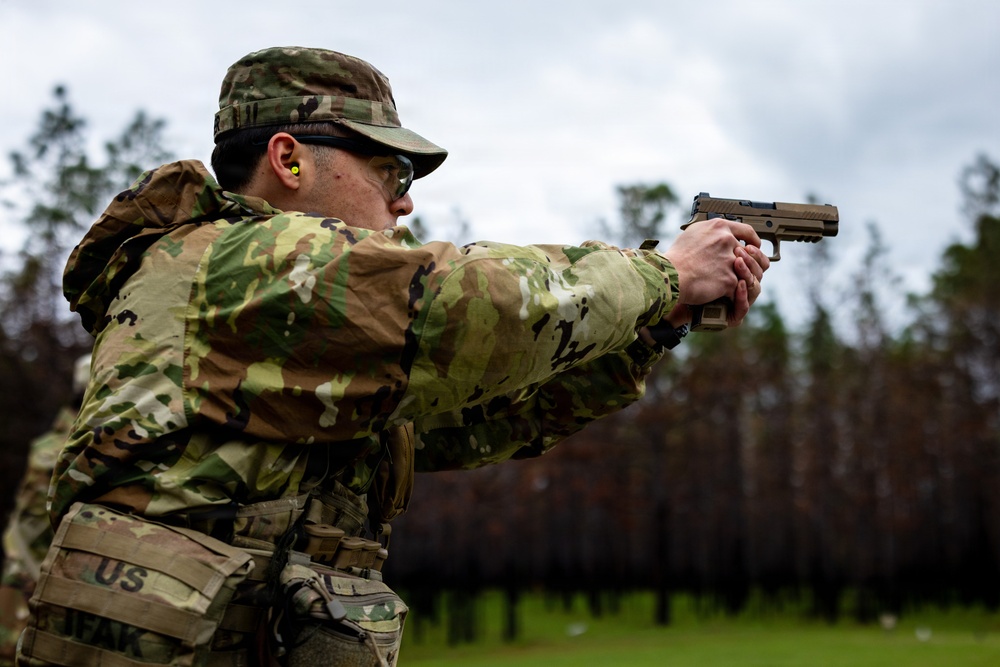 200th Military Police Command Best Squad Competition Schützenschnur and Excellence in Competition Ranges