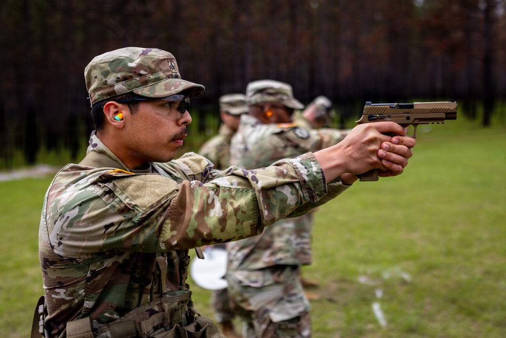200th Military Police Command Best Squad Competition Schützenschnur and Excellence in Competition Ranges