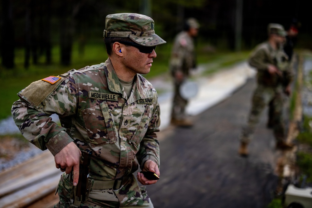 200th Military Police Command Best Squad Competition Schützenschnur and Excellence in Competition Ranges