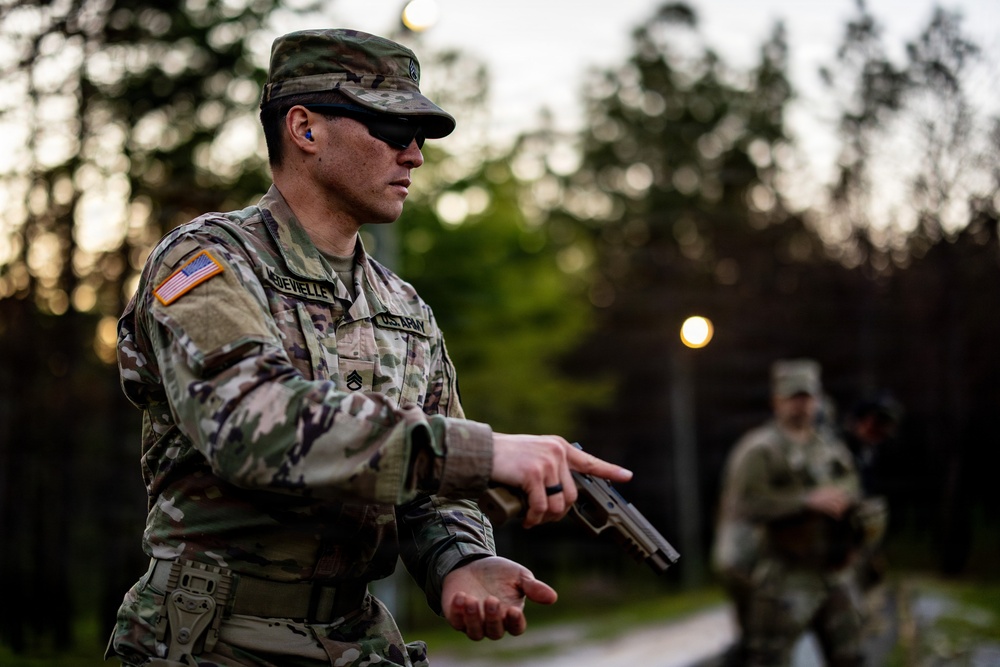 200th Military Police Command Best Squad Competition Schützenschnur and Excellence in Competition Ranges