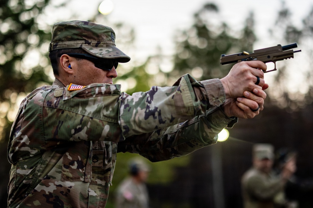 200th Military Police Command Best Squad Competition Schützenschnur and Excellence in Competition Ranges
