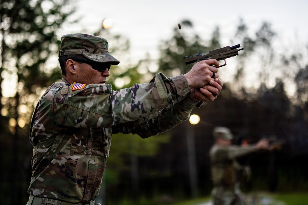 200th Military Police Command Best Squad Competition Schützenschnur and Excellence in Competition Ranges