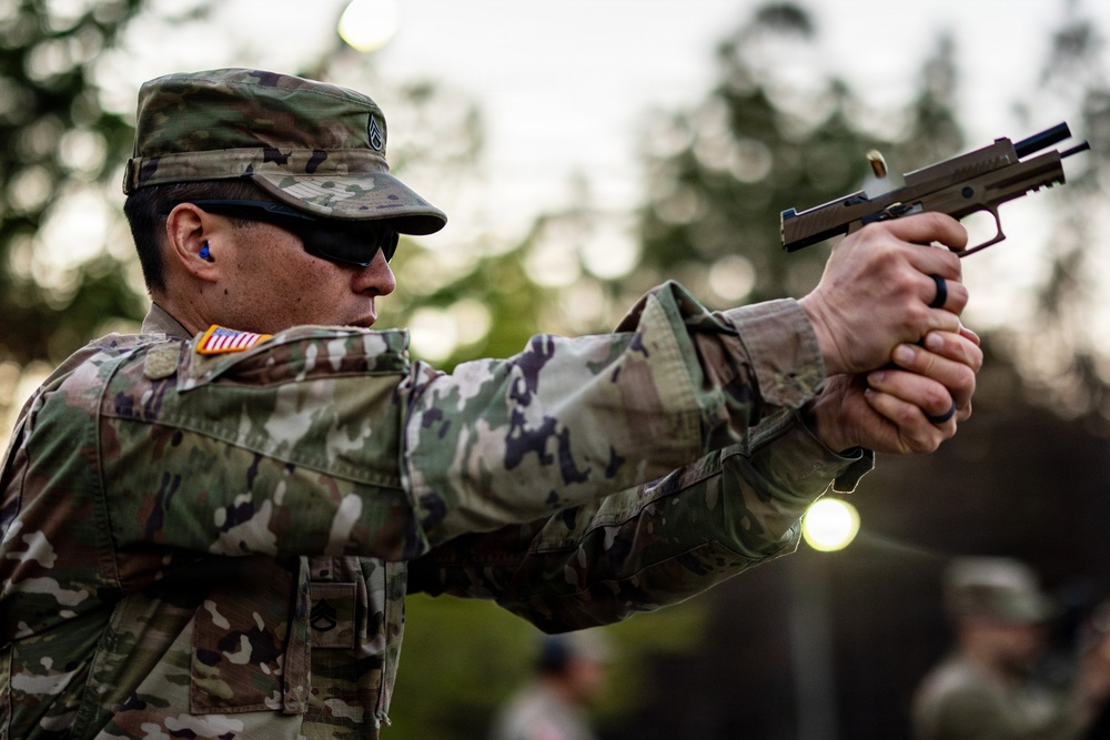 200th Military Police Command Best Squad Competition Schützenschnur and Excellence in Competition Ranges