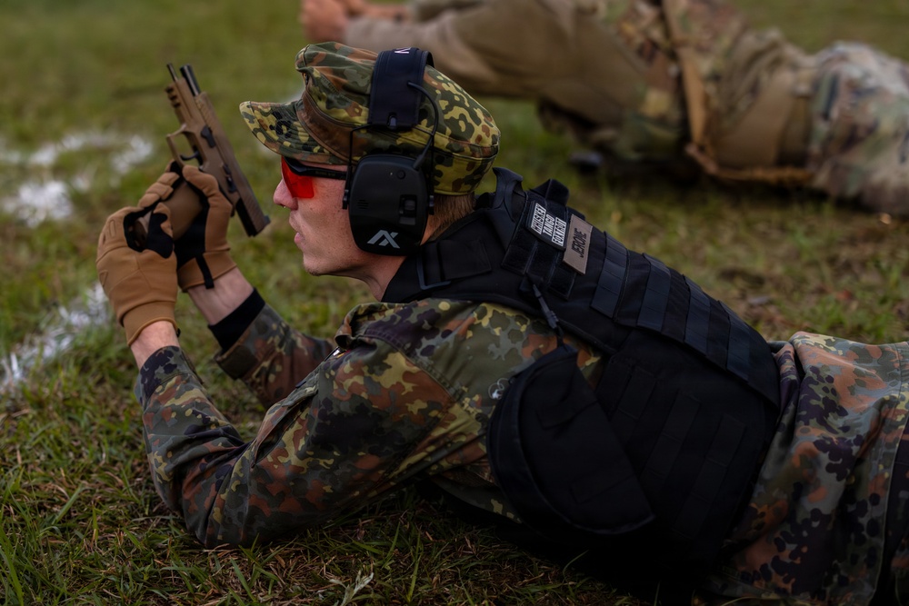 200th Military Police Command Best Squad Competition Schützenschnur and Excellence in Competition Ranges