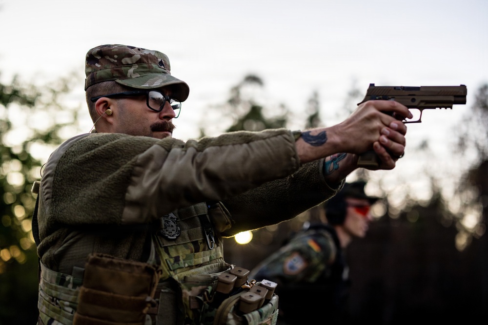 200th Military Police Command Best Squad Competition Schützenschnur and Excellence in Competition Ranges