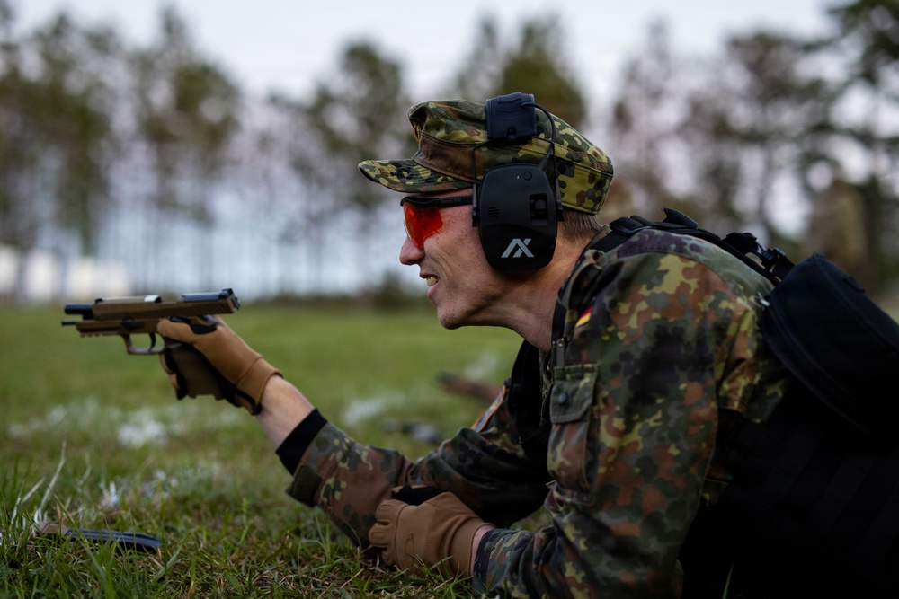 200th Military Police Command Best Squad Competition Schützenschnur and Excellence in Competition Ranges
