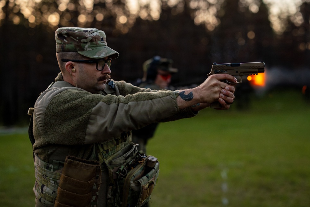 200th Military Police Command Best Squad Competition Schützenschnur and Excellence in Competition Ranges