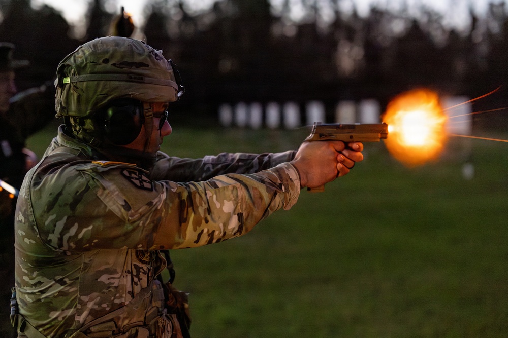 200th Military Police Command Best Squad Competition Schützenschnur and Excellence in Competition Ranges