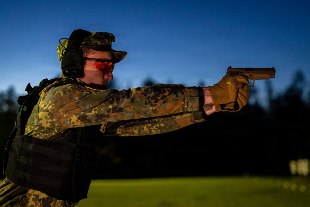 200th Military Police Command Best Squad Competition Schützenschnur and Excellence in Competition Ranges