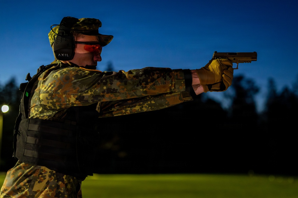 200th Military Police Command Best Squad Competition Schützenschnur and Excellence in Competition Ranges