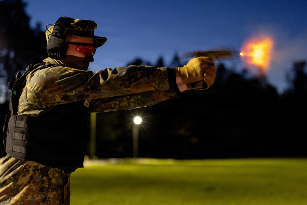 200th Military Police Command Best Squad Competition Schützenschnur and Excellence in Competition Ranges
