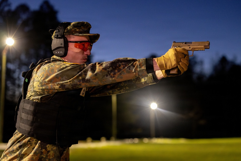 200th Military Police Command Best Squad Competition Schützenschnur and Excellence in Competition Ranges
